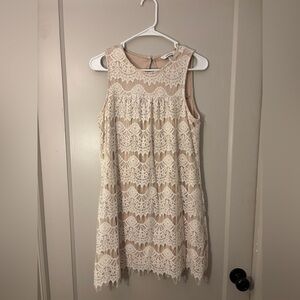 Cream Lace Dress